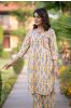 Yellow Kurta Palazzo Set