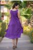 Purple Sleeveless Dress 