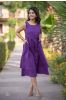 Purple Sleeveless Dress 