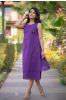 Purple Sleeveless Dress 