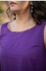 Purple Sleeveless Dress 