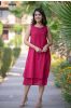 Fuchsia Sleeveless Dress 