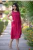 Fuchsia Sleeveless Dress 