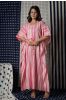 Pink Block Printed Kaftan