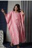 Pink Block Printed Kaftan