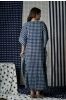 Indigo Checks Kaftan