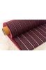 Maroon Striped Khari Cotton Blend Dobby Fabric(2.25 Mtr)
