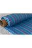 Blue Stripes Khari Cotton Blend Fabric(2.25 Mtr) 