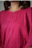 Fuchsia Mulmul Kaftan Top