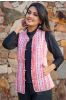 Pink Reversible Cotton Quilted Sleeveless Jacket