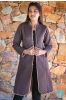 Brown And Peach Reversible Cotton Bundi Quilted Coat