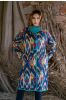 Multicolor Printed Quilted Bukhara Coat