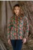 Green Paisley Cotton Reversible Quilted Jacket