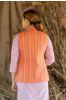 Orange Reversible Sleeveless Jacket