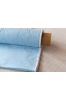 Blue Stripes Khari Cotton Blend Fabric(2.25 Mtr)