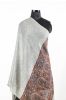 Jacquard Frontier Grey Cashmere Scarf