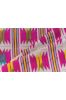 Multicolor Silk Cotton Ikat Fabric