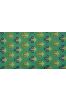 Florida Green Golden Banarasei Katan Silk Fabric