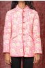 Pink Quilted Reversible Block Printed Jacket