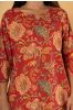 Red Floral Printed Night Suit