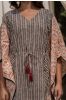 Bagru Warli Block Print Kaftan Dress