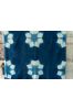 Blue Shibori Clamp Dye Cotton Fabric