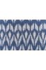 Blue And White Upholstery Ikat Cotton Fabric