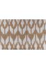 Brown And White Upholstery Ikat Cotton Fabric