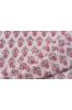 Powder Pink Block Printed Mercerised Cotton Fabric