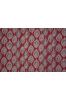 Mars Red Cotton Leaf Printed Fabric 