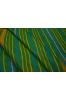 Green Striped Kota Doria Fabric