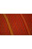 Orange Striped Kota Doria Fabric