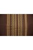 Brown And Golden Printed Glace Cotton Fabric
