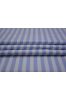 Blue Striped Egyptian Cotton Fabric By The Yard