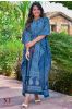 Natural Dye Indigo Kaftan Dress