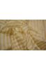 Cream Beige Striped Maheshwari Silk Handloom Fabric
