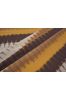Brown And White  3d Ikat Fabric By The Yard