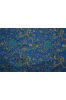 Blue Manipuri Art Silk Fabric