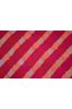 Rose Red Shibori Block Print Handloom Mulberry Silk Fabric