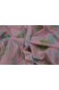 Quartz Pink Embroidered Floral Silk Cotton Fabric 