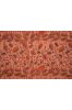 Salmon Peach Floral Cotton Block Printed Fabric