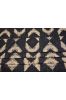 Black Printed Kantha Indian Cotton Fabric