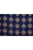 Royal Blue Gold Printed Indian Cotton Fabric