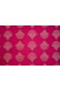 Gold Printed Magenta Pink Indian Rayon Fabric