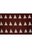 Brown And White Double Ikat Fabric