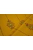 Mineral Yellow Print Indian Slub Rayon Fabric