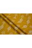 Spicy Mustard Arrow Print Indian Slub Rayon Fabric