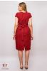 Hibiscus Red Handloom Cotton Dress