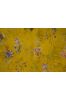Sulphur Yellow Printed Organza Silk Fabric