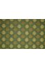 Tendril Green Banarasi Katan Silk Fabric